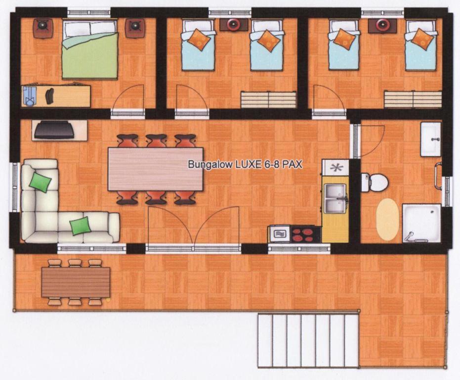 Bungalows Nou Camping La Guingueta D'Aneu Pokoj fotografie
